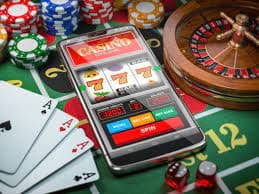 Roulette wheel and betting layout for mobile gaming at Jaya7